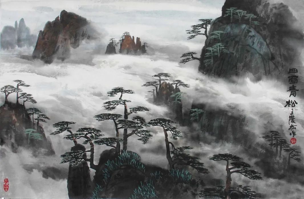 王俊松山水画展“黄河安澜”亮相中国美术馆(图5)