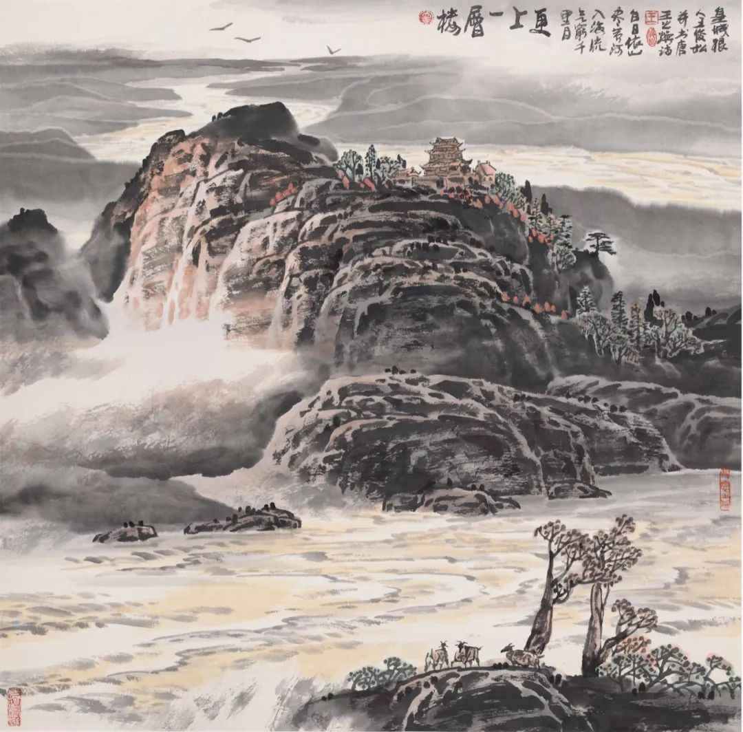 王俊松山水画展“黄河安澜”亮相中国美术馆(图6)