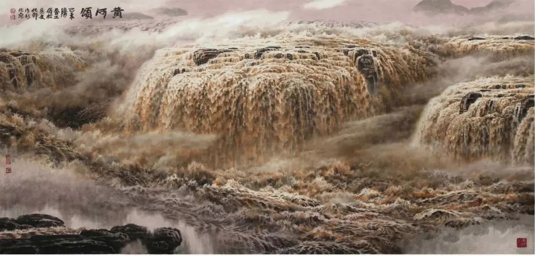 王俊松山水画展“黄河安澜”亮相中国美术馆(图11)