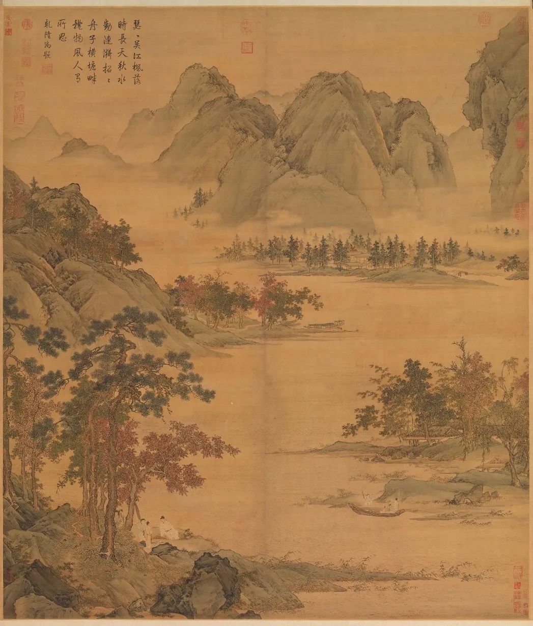 待渡500年：仇英存世唯一大尺幅全景山水《秋江待渡图》与它的三个时代(图2)