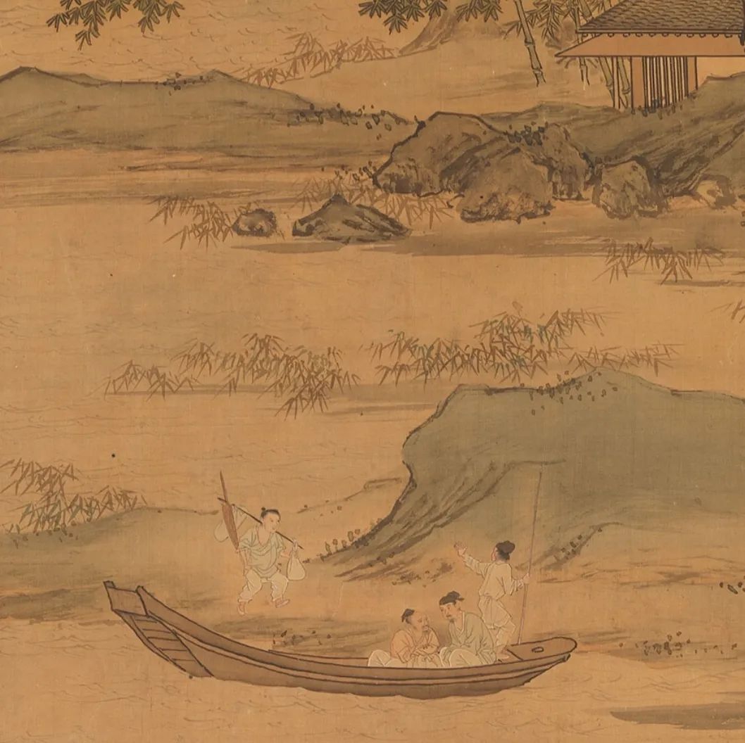 待渡500年：仇英存世唯一大尺幅全景山水《秋江待渡图》与它的三个时代(图7)