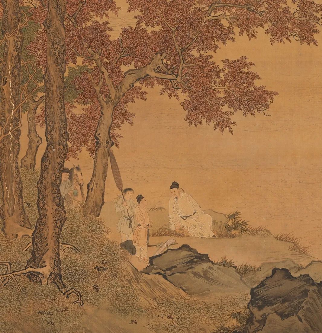 待渡500年：仇英存世唯一大尺幅全景山水《秋江待渡图》与它的三个时代(图6)