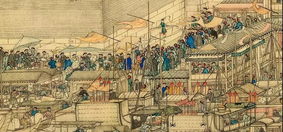 溥仪带出宫的这幅《姑苏繁华图》，超级震撼！(图4)