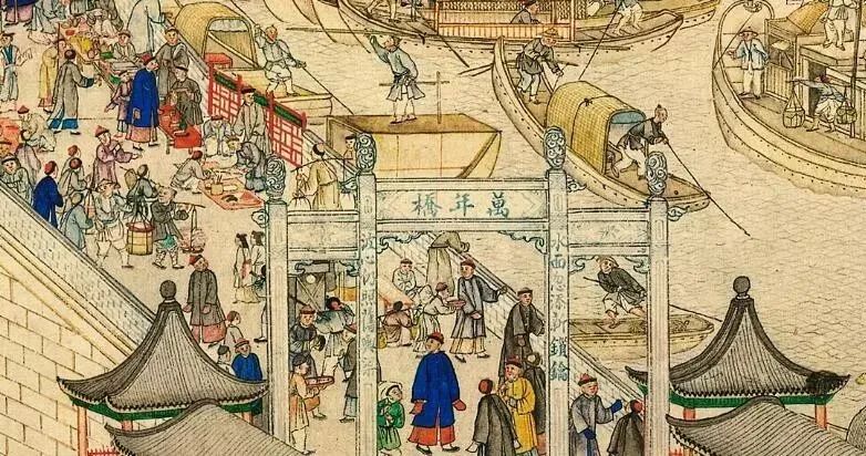 溥仪带出宫的这幅《姑苏繁华图》，超级震撼！(图5)