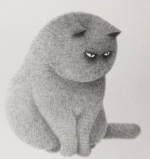 他用一支5块钱的针管笔“撸猫”，17万网友直呼：这猫要活了(图35)