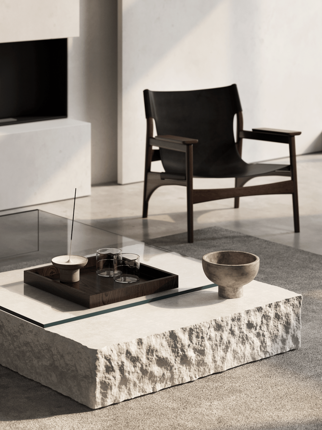 高级灰+原木，这样的轻奢很高级！(图6)