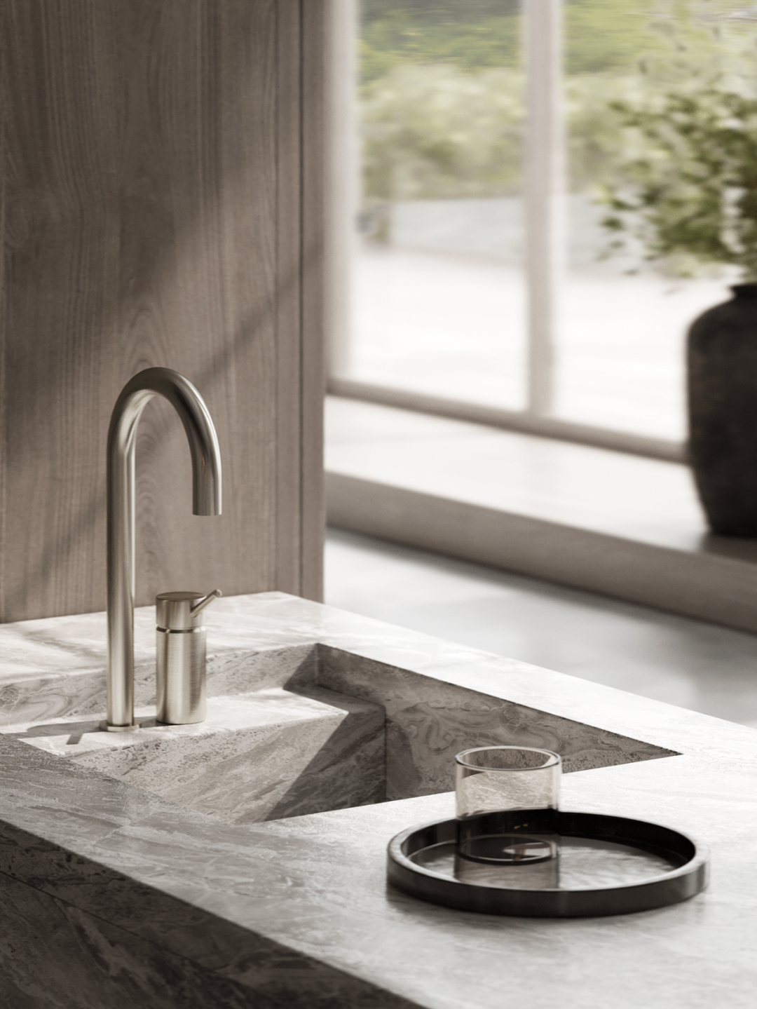 高级灰+原木，这样的轻奢很高级！(图9)