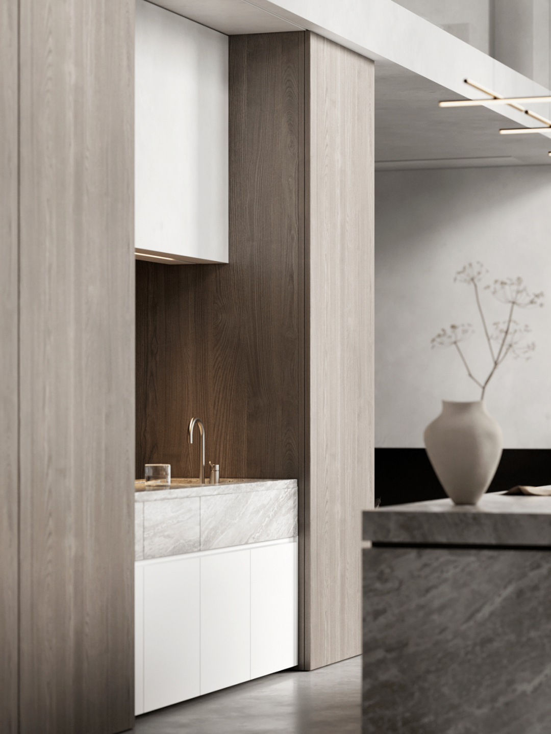 高级灰+原木，这样的轻奢很高级！(图11)