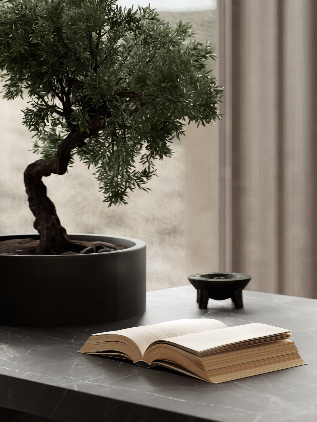 高级灰+原木，这样的轻奢很高级！(图18)