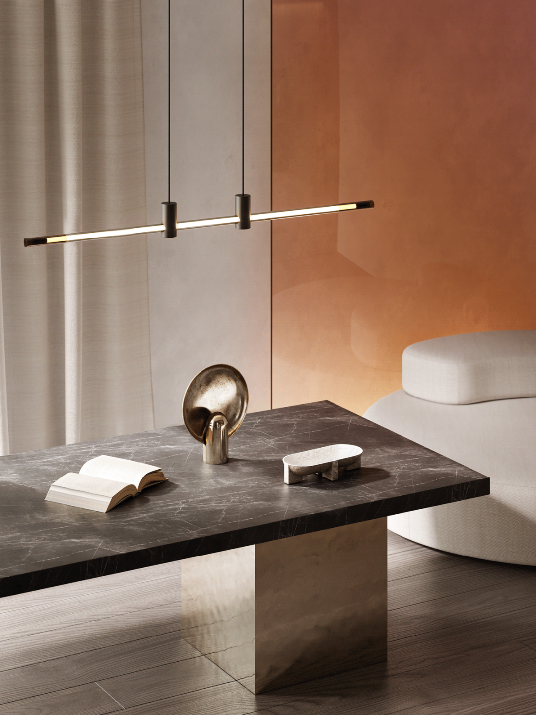 高级灰+原木，这样的轻奢很高级！(图19)