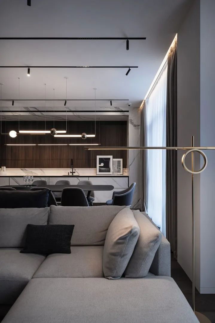 160m²高级灰公寓，极致的现代感(图5)