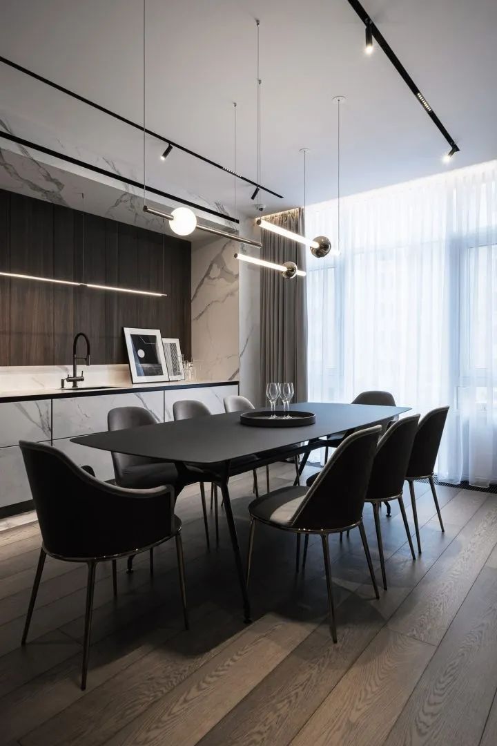 160m²高级灰公寓，极致的现代感(图6)