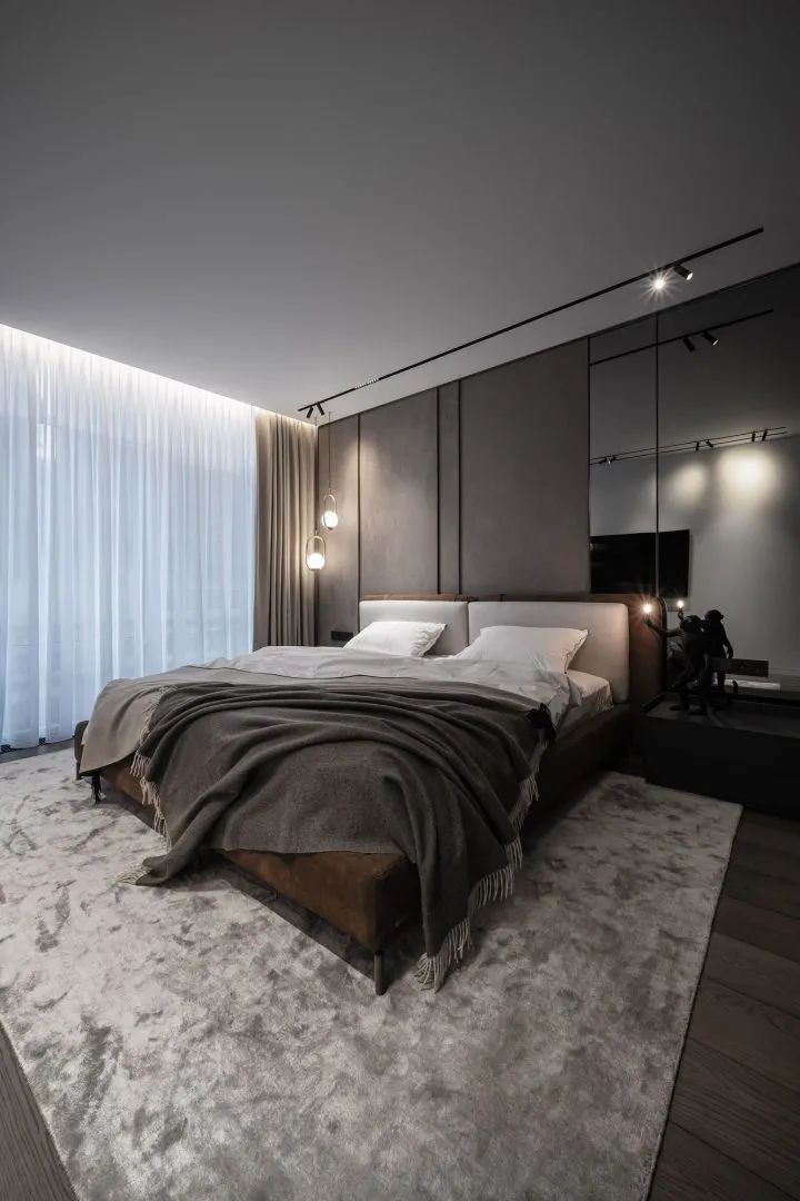 160m²高级灰公寓，极致的现代感(图14)