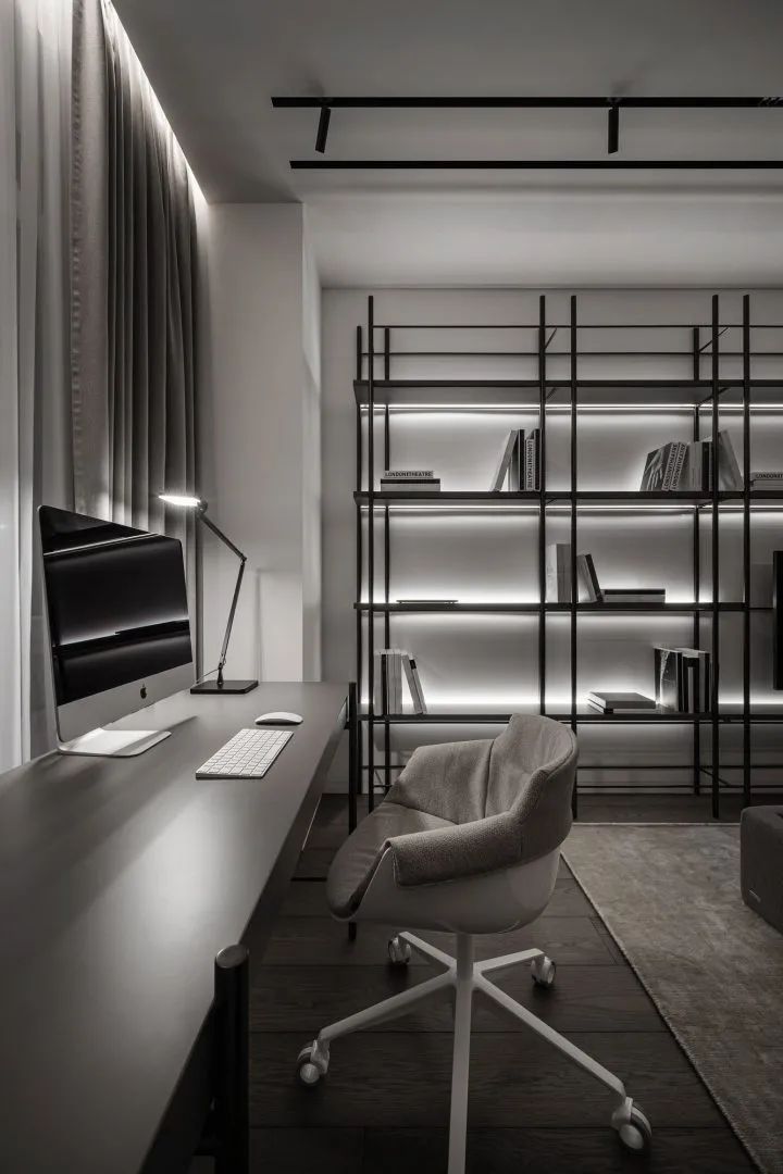 160m²高级灰公寓，极致的现代感(图15)