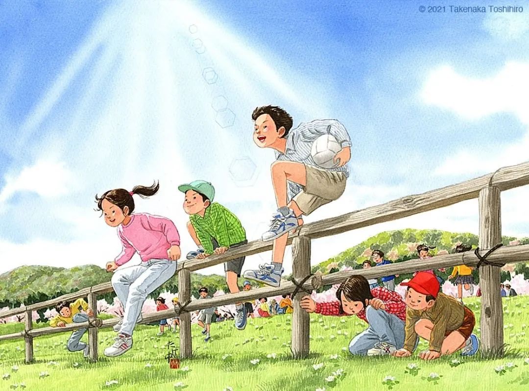 日本一插画师作品，看哭无数人，网友：“我童年最深的记忆，都与夏天有关”