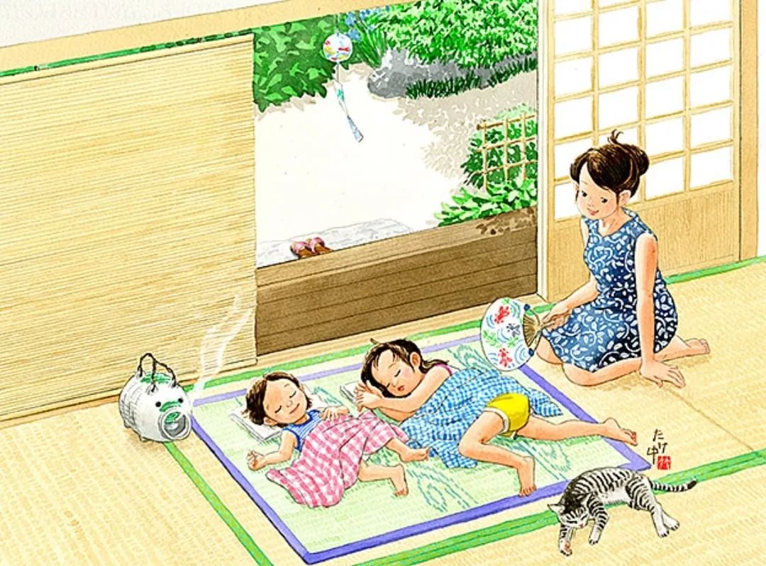 日本一插画师作品，看哭无数人，网友：“我童年最深的记忆，都与夏天有关”(图33)