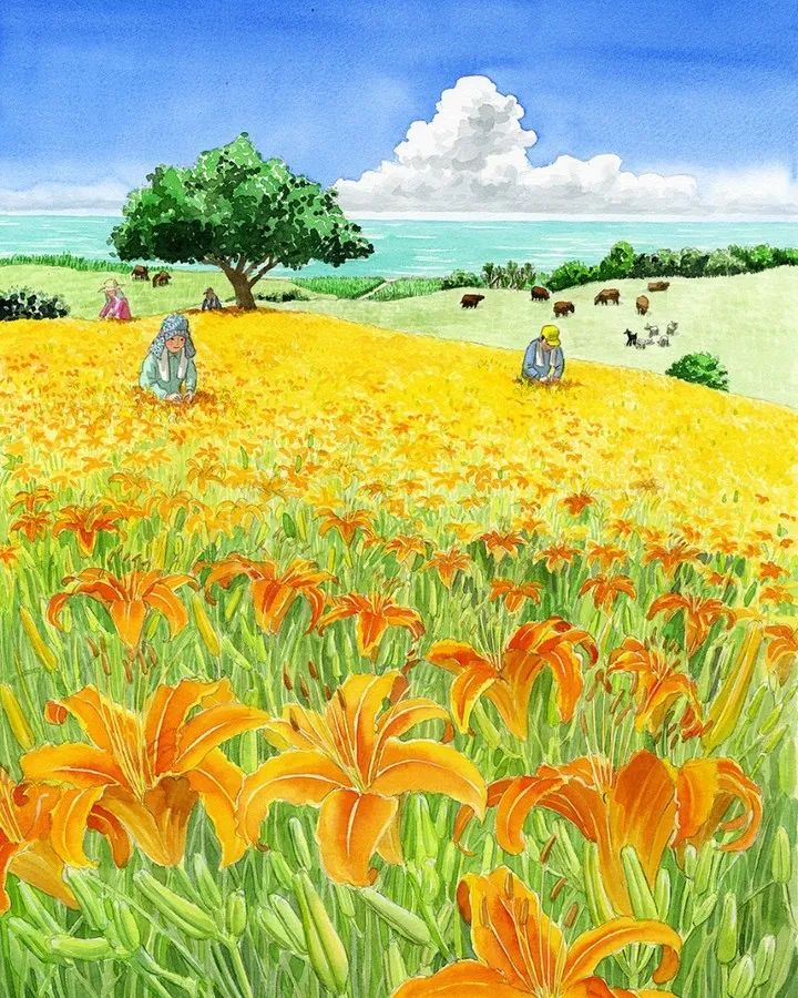 日本一插画师作品，看哭无数人，网友：“我童年最深的记忆，都与夏天有关”(图44)