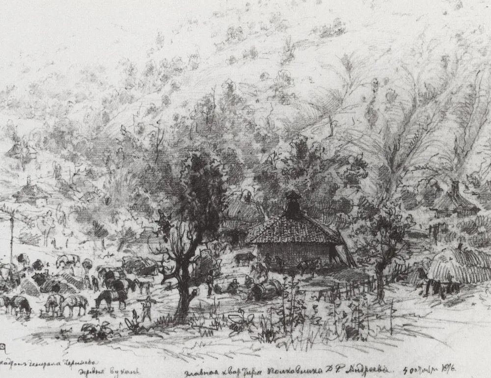 俄罗斯画家波列诺夫的素描与速写(图20)