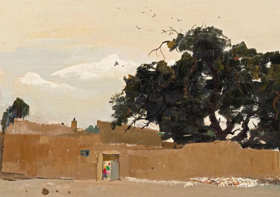 吴冠中笔下最美的农家院，赏心悦目！(图32)