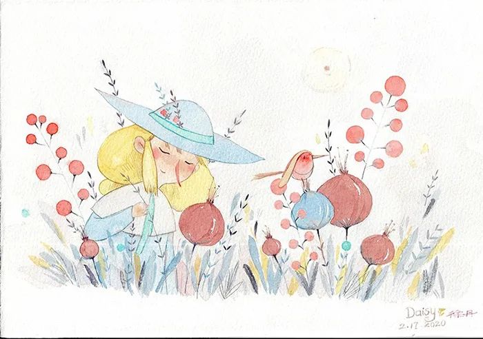 “水韵流光”——艺术家徐丹个人线上插画展(图11) “水韵流光”——艺术家徐丹个人线上插画展(图11)