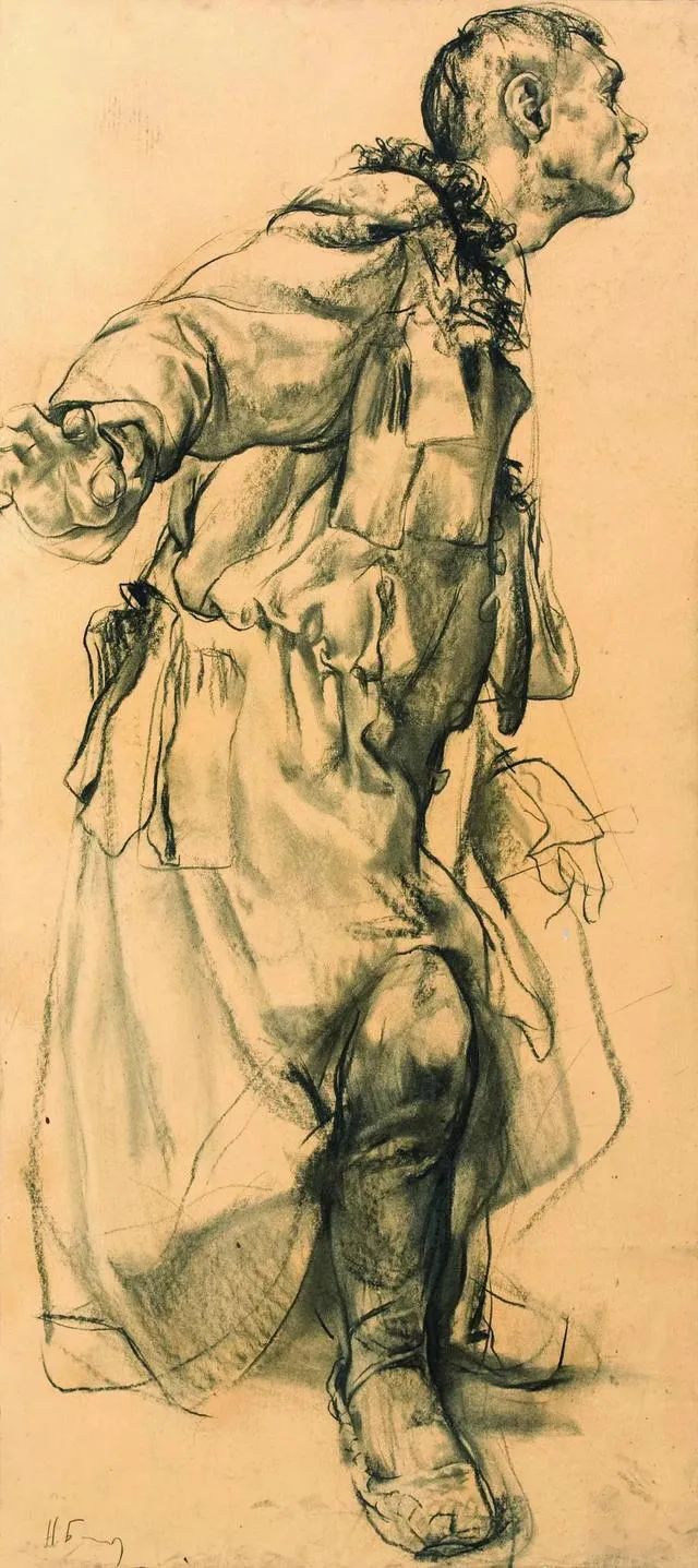 尼古拉·布洛欣丨这位列宾美院的教授，他的素描你一定见过！(图3)