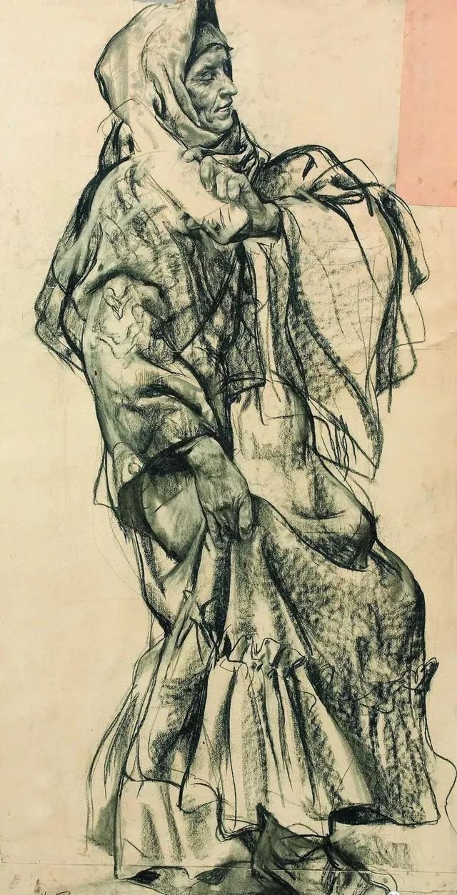 尼古拉·布洛欣丨这位列宾美院的教授，他的素描你一定见过！(图2)