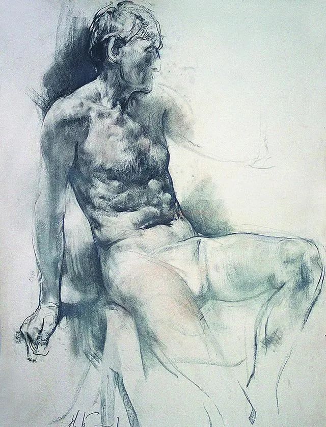 尼古拉·布洛欣丨这位列宾美院的教授，他的素描你一定见过！(图10)