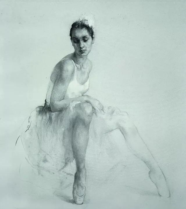 尼古拉·布洛欣丨这位列宾美院的教授，他的素描你一定见过！(图11)