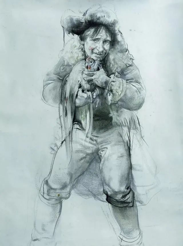 尼古拉·布洛欣丨这位列宾美院的教授，他的素描你一定见过！(图9)