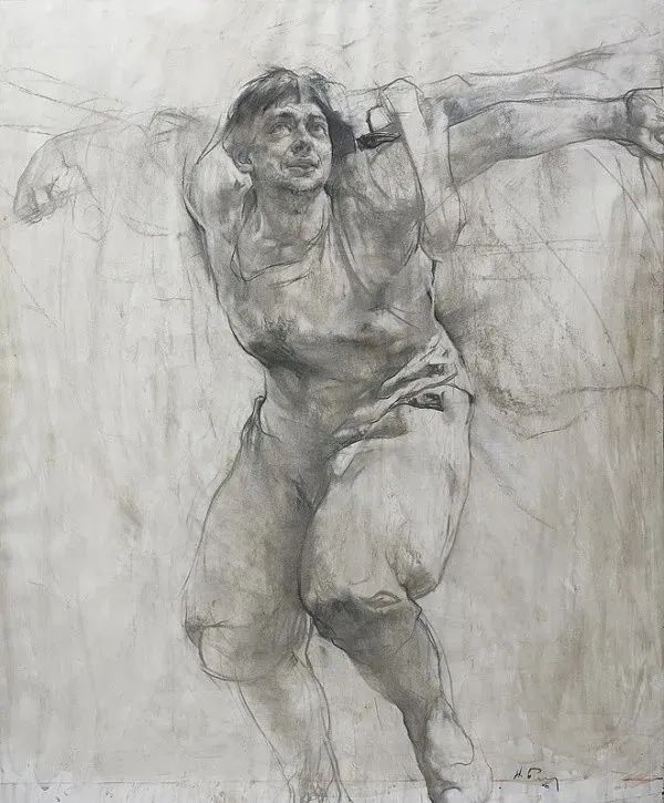 尼古拉·布洛欣丨这位列宾美院的教授，他的素描你一定见过！(图27)