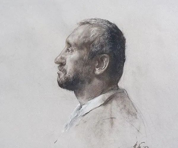 尼古拉·布洛欣丨这位列宾美院的教授，他的素描你一定见过！(图43)