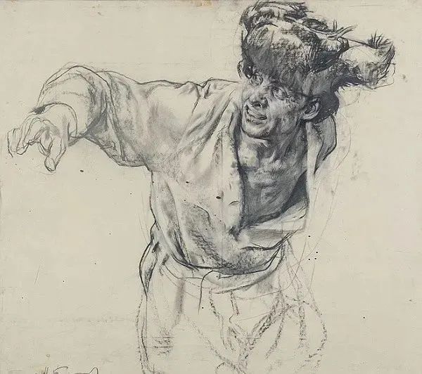 尼古拉·布洛欣丨这位列宾美院的教授，他的素描你一定见过！(图41)