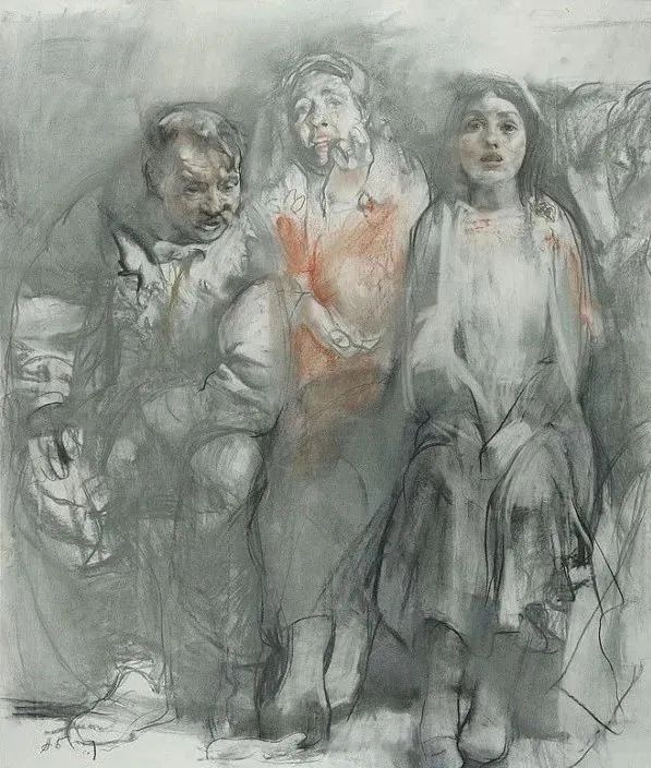 尼古拉·布洛欣丨这位列宾美院的教授，他的素描你一定见过！(图59)