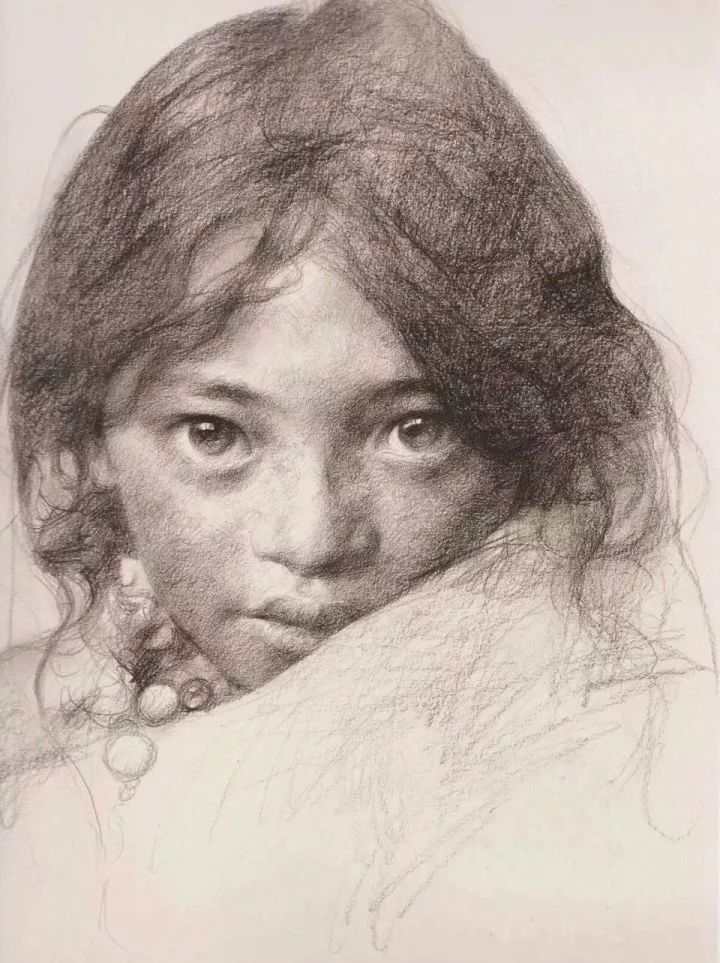 艾轩的素描与油画，触动人心的作品！(图12)