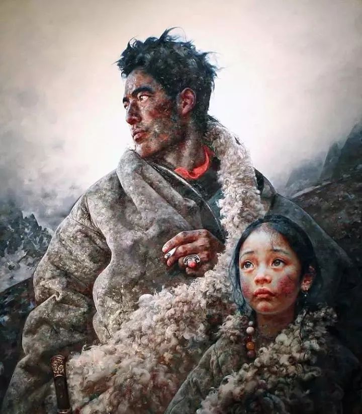 艾轩的素描与油画，触动人心的作品！(图34)