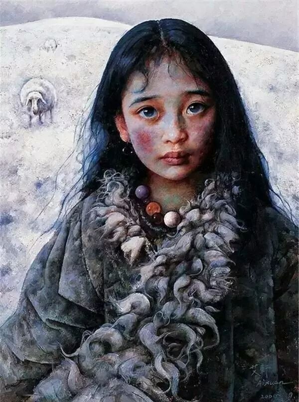 艾轩的素描与油画，触动人心的作品！(图40)