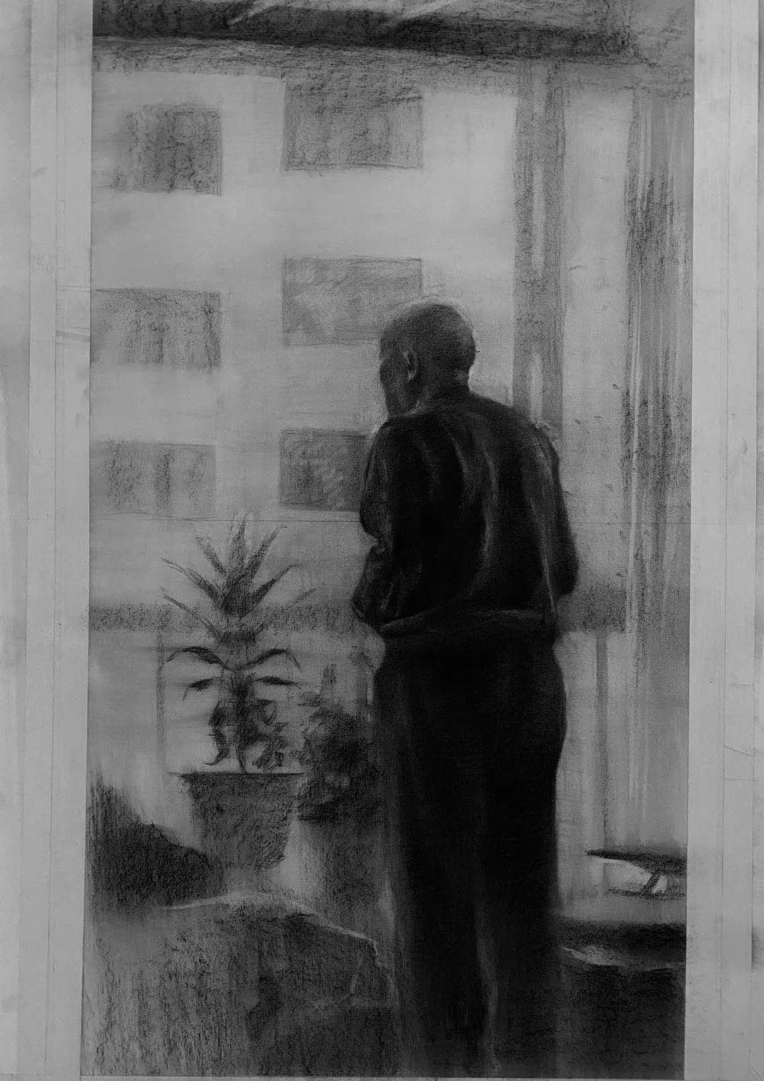 中央美院基础部素描作品欣赏，果然不凡！(图8)