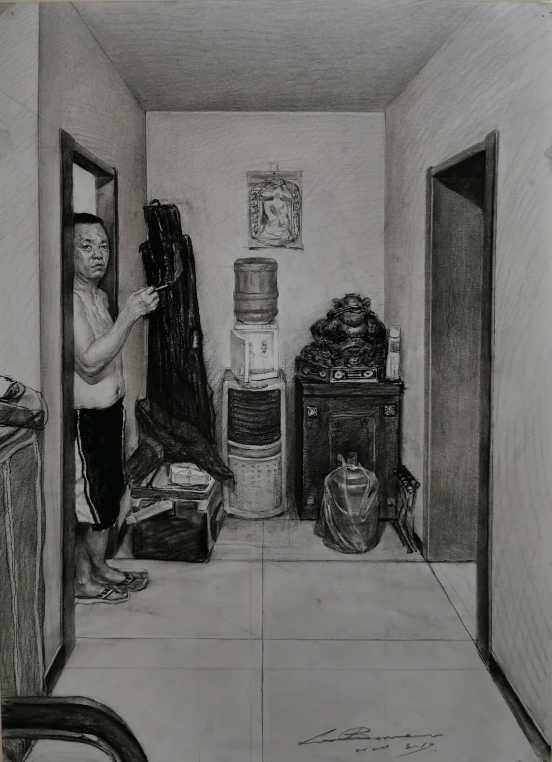 中央美院基础部素描作品欣赏，果然不凡！(图45)