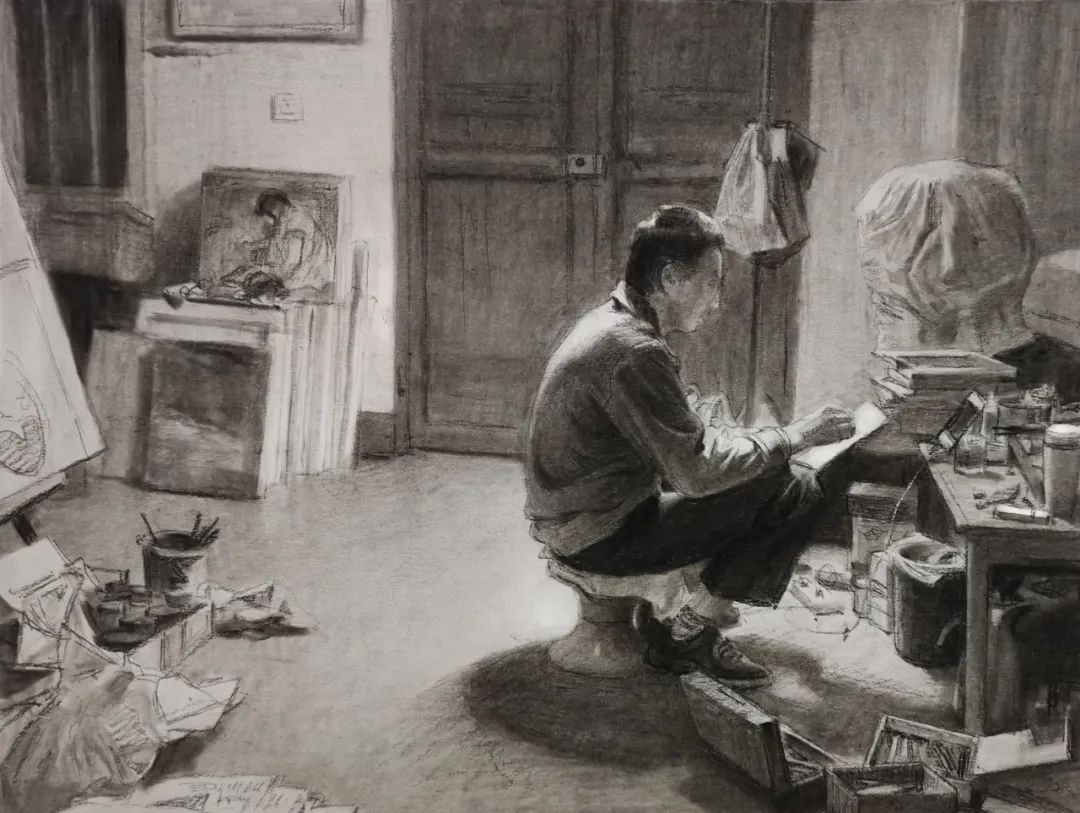 中央美院基础部素描作品欣赏，果然不凡！(图51)