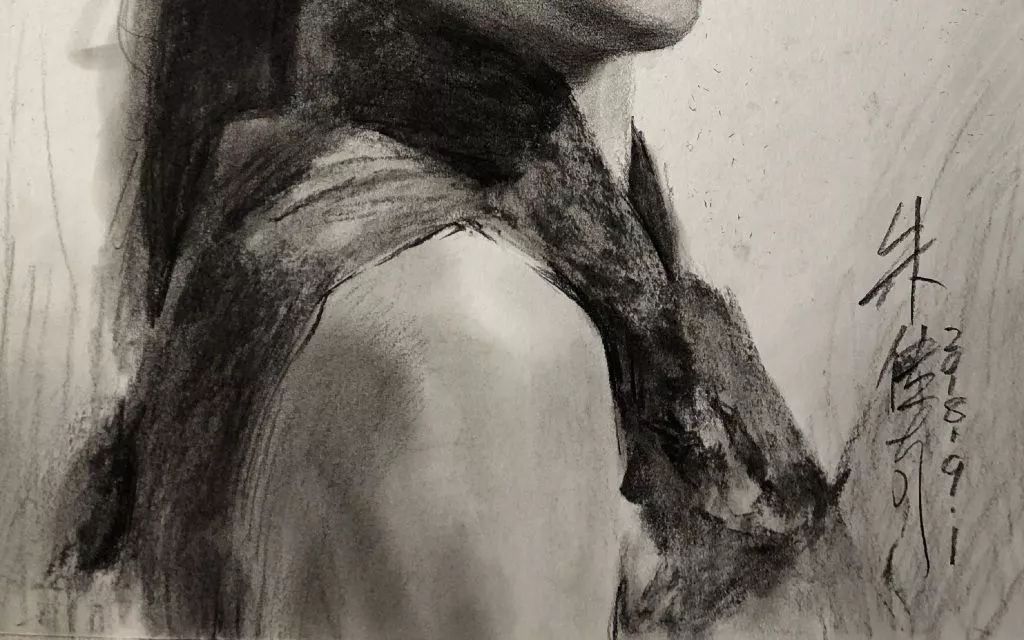 朱传奇素描头像作品(图11)