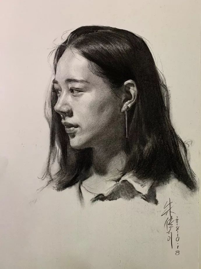 朱传奇素描头像作品(图27)