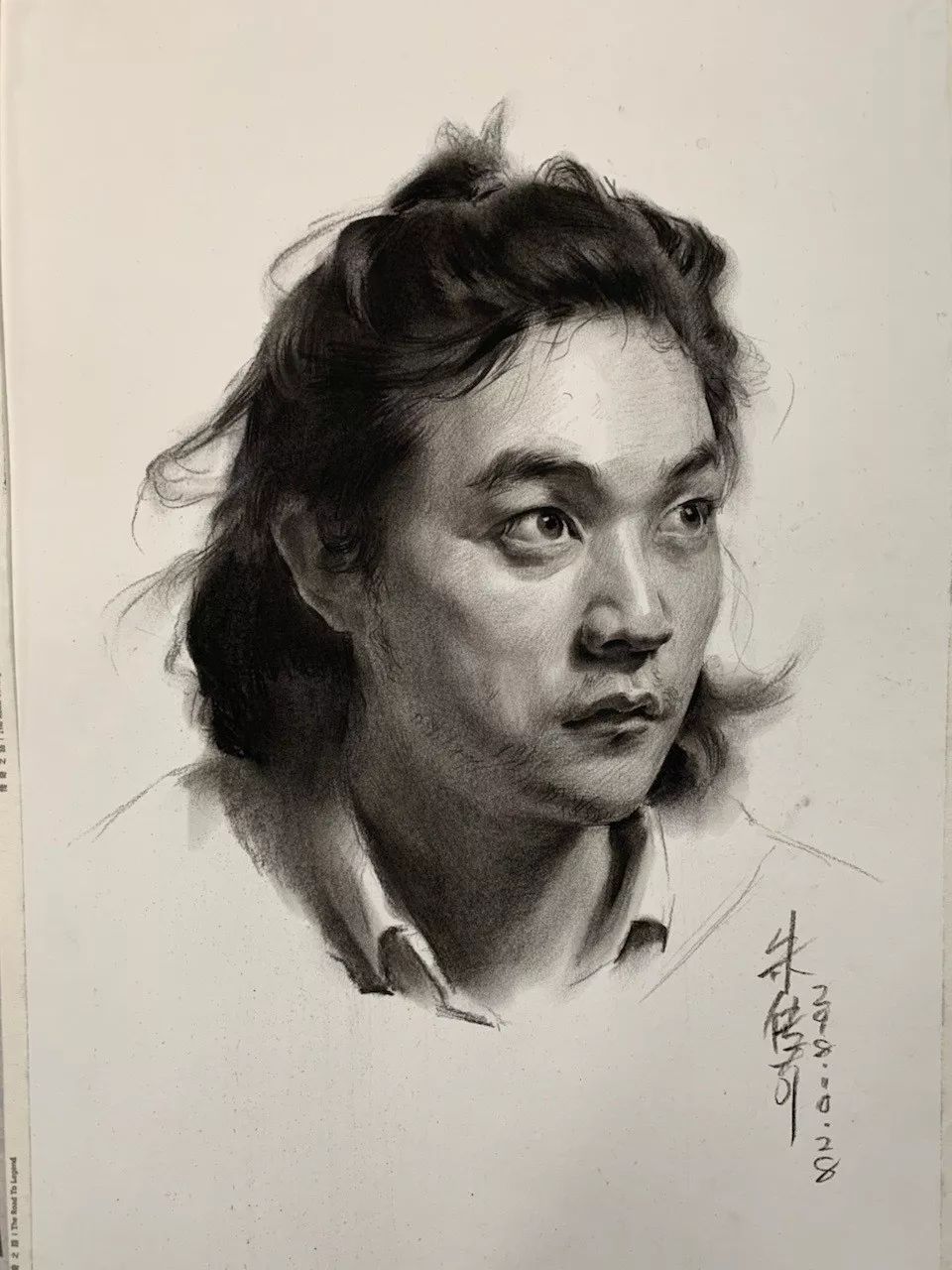 朱传奇素描头像作品(图25)