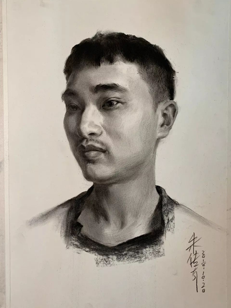 朱传奇素描头像作品(图24)