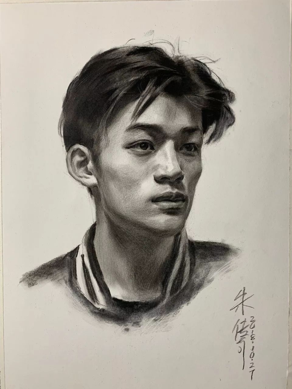 朱传奇素描头像作品(图22)