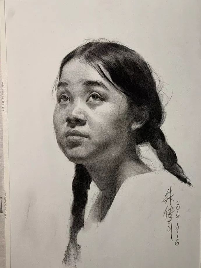 朱传奇素描头像作品(图34)
