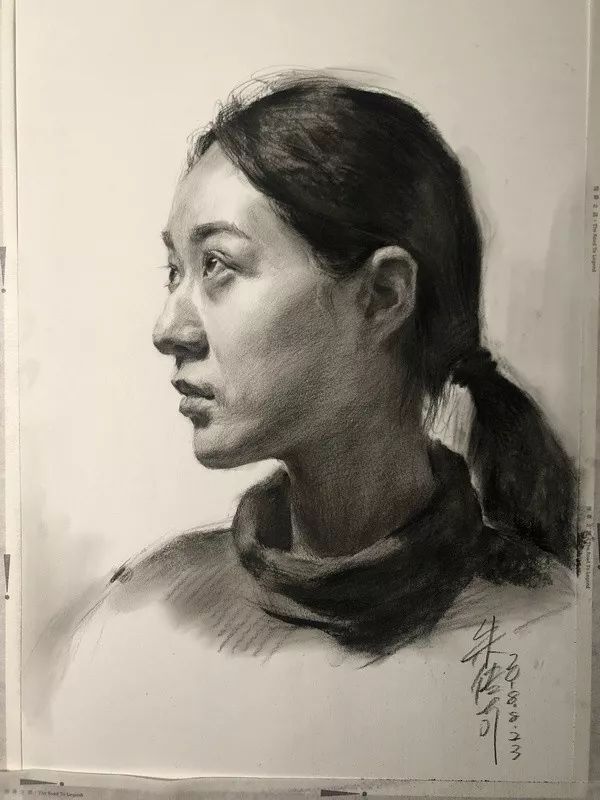 朱传奇素描头像作品(图35)