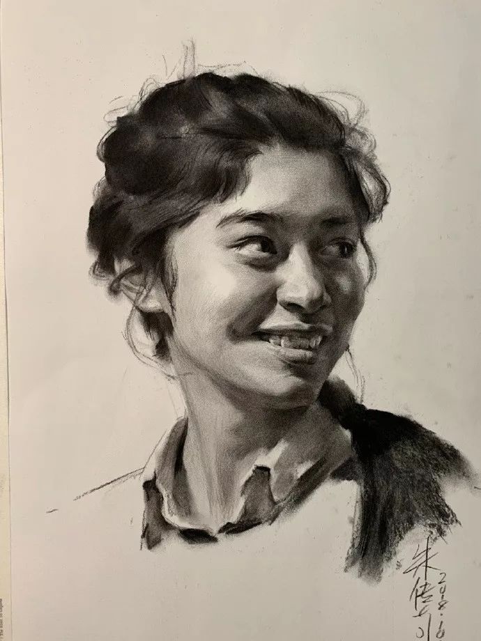 朱传奇素描头像作品(图33)