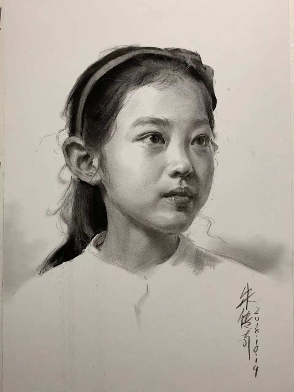 朱传奇素描头像作品(图39)