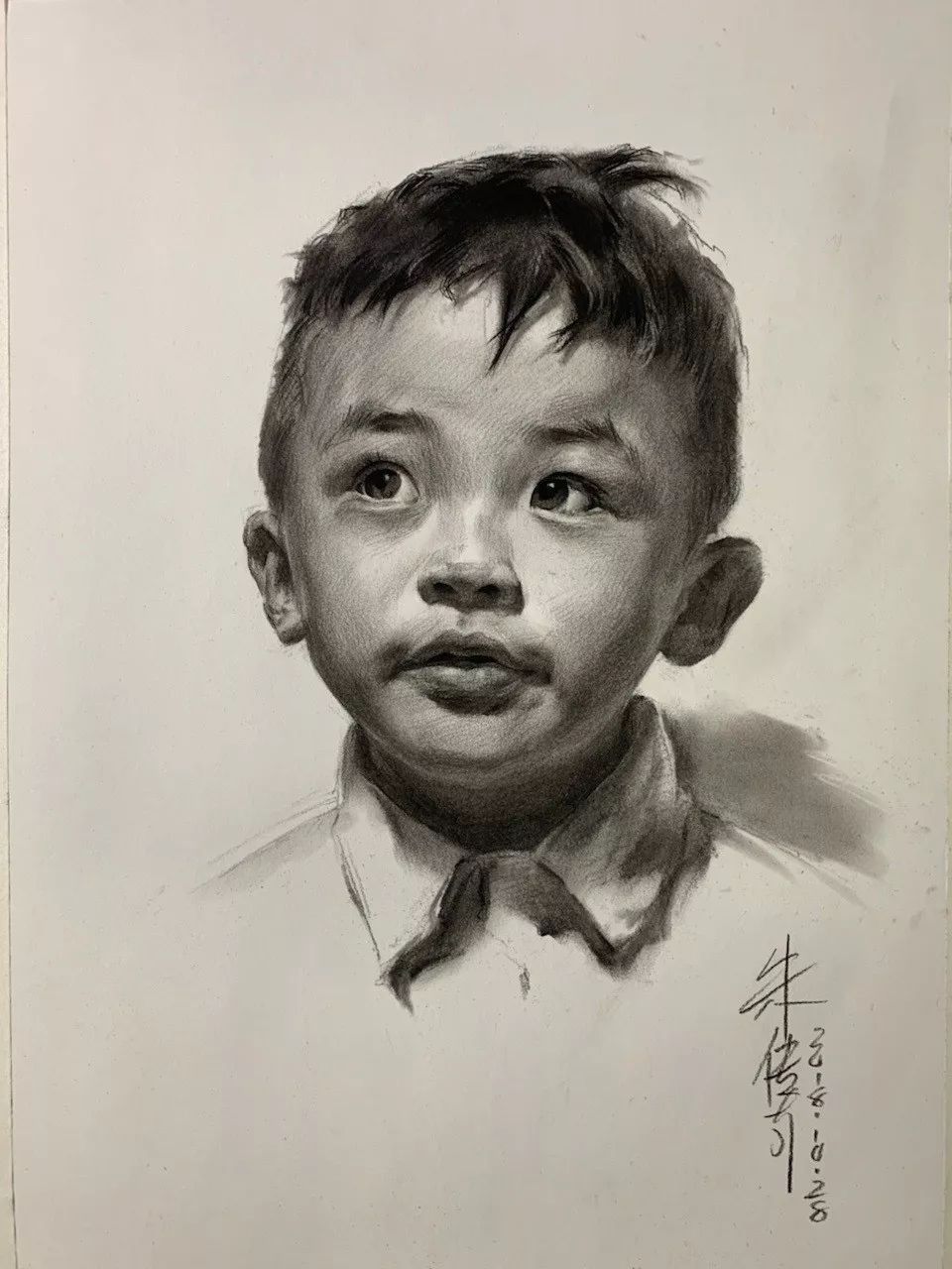 朱传奇素描头像作品(图38)