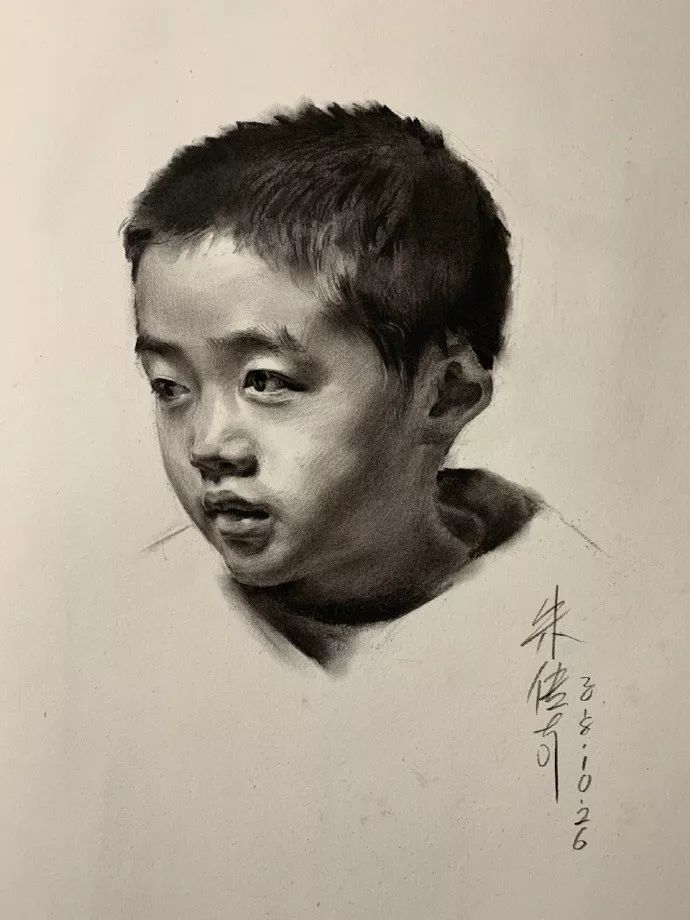 朱传奇素描头像作品(图41)